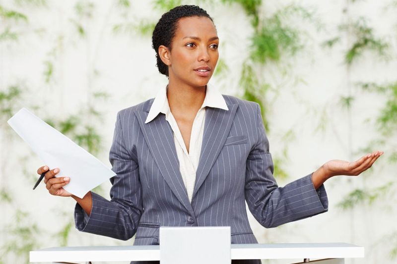 learning presentation skills to lead and call to action